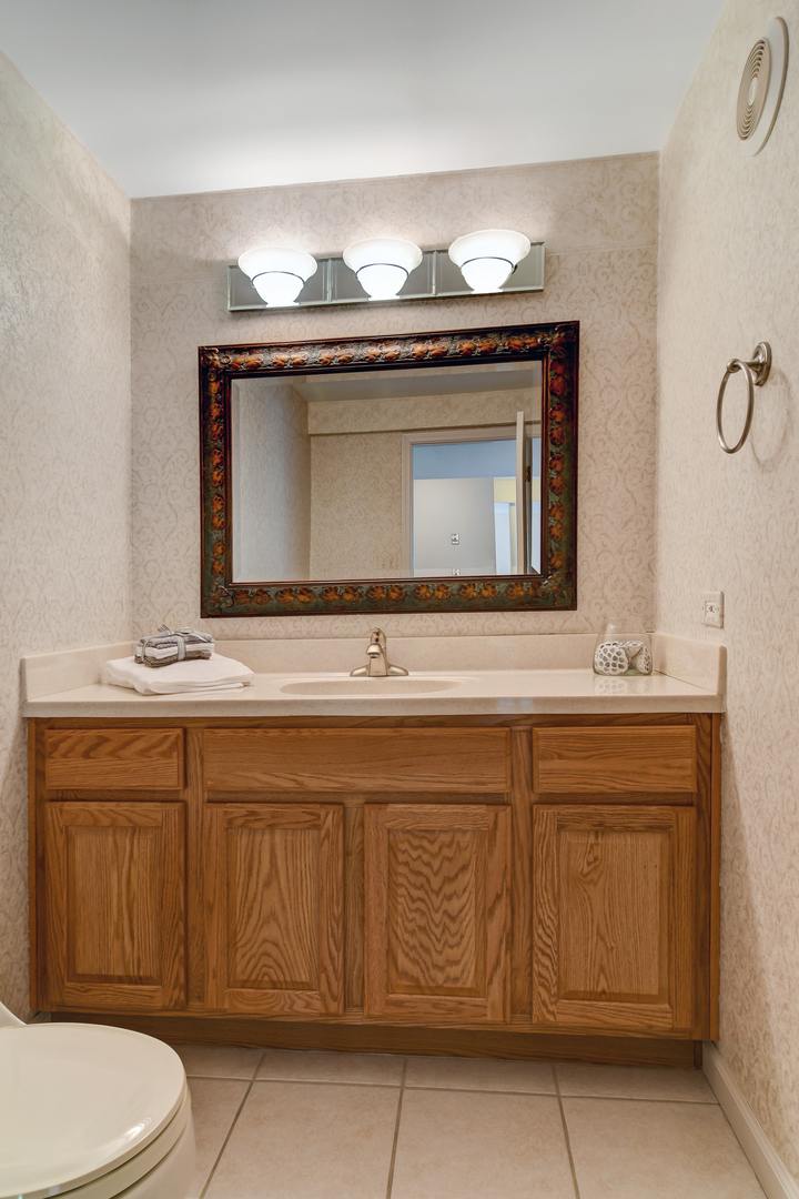 11 Southgate Court Burr Ridge, IL 60527 - Photo 28 of 39 a bathroom with a sink and a mirror