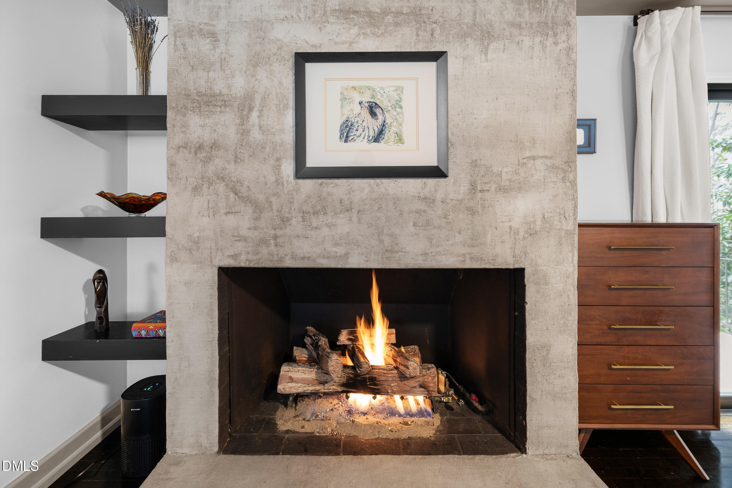 1201 Bancroft Street Raleigh, NC 27612 - Photo 27 of 47 Primary bedroom fireplace