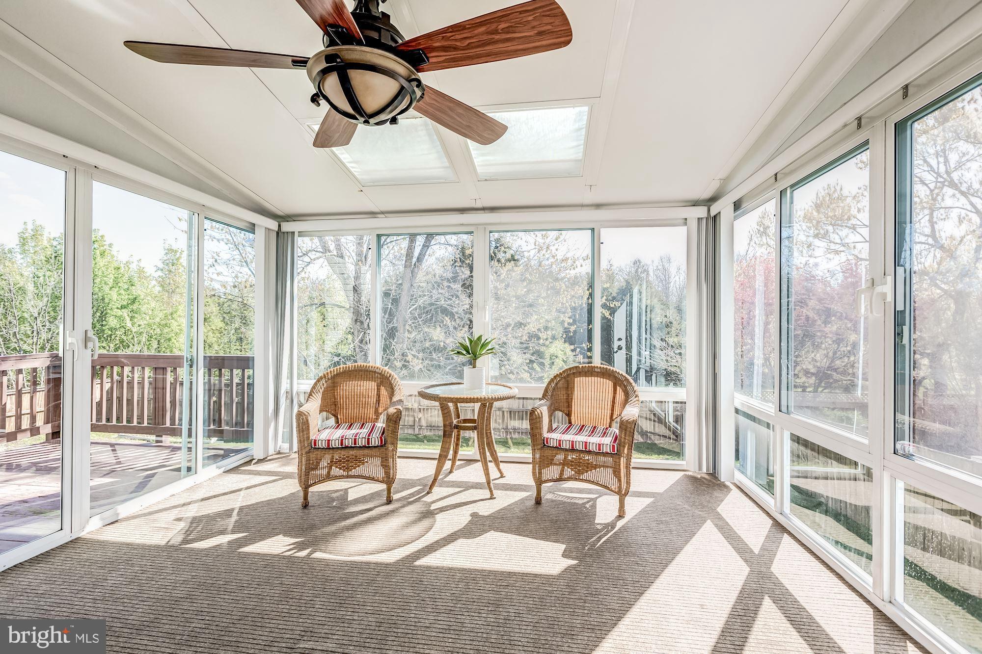 4361 Cub Run Road Chantilly, VA 20151 - Photo 14 of 41 wall of windows patio enclosure w/private view