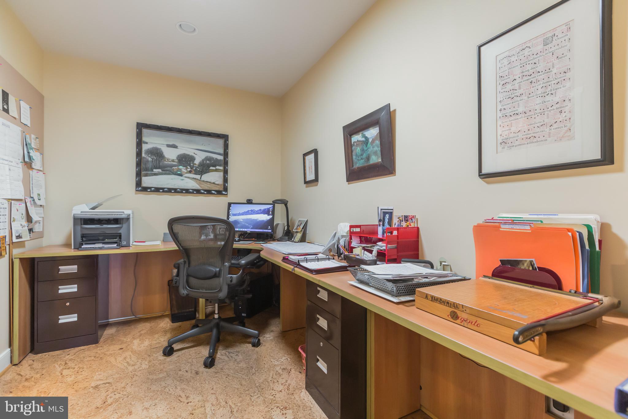3625 Edencroft Road Huntingdon Valley, PA 19006 - Photo 23 of 55 Office with Cork Flooring