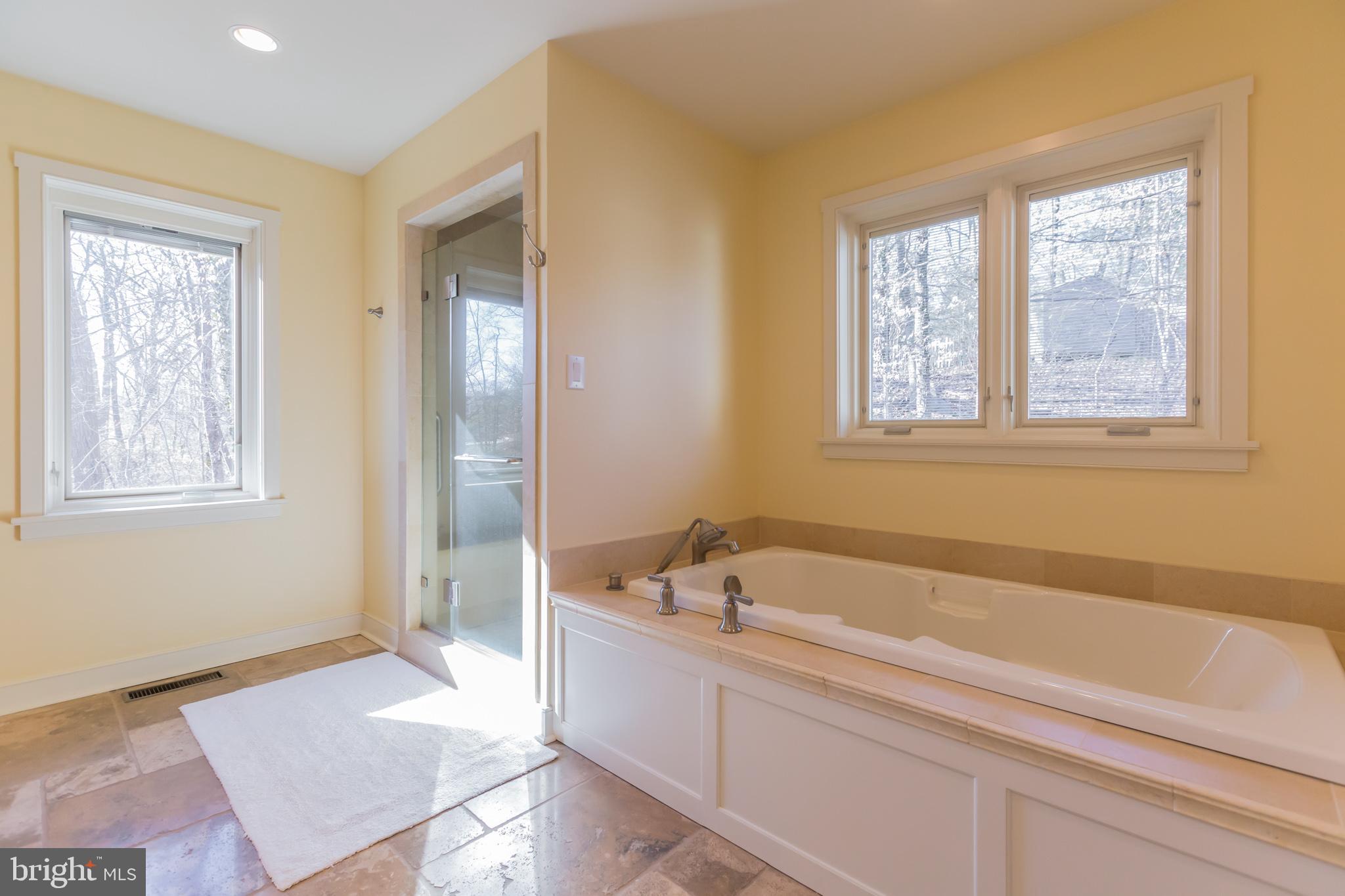 3625 Edencroft Road Huntingdon Valley, PA 19006 - Photo 29 of 55 Main Bath with Stall Shower and Jetted Tub