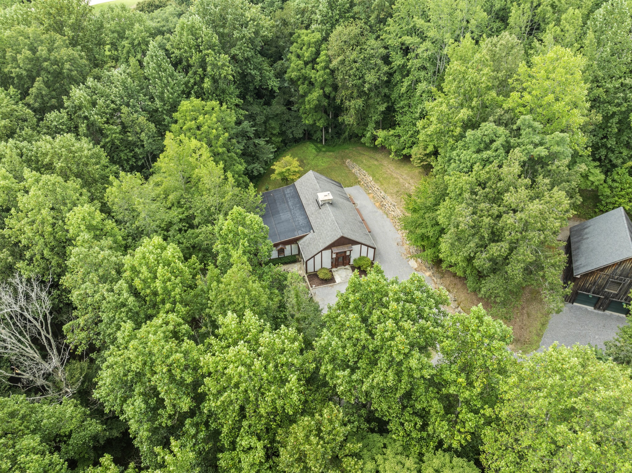 3645 Tyree Springs Road Cottontown, TN 37048 - Photo 37 of 39 an aerial view of a house with a yard