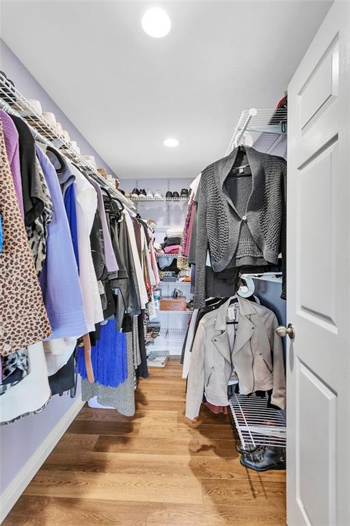 1201 Prospect Road Evans City, PA 16033 - Photo 26 of 45 a view of walk in closet with clothes and shoes