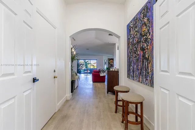 a view of a interior in the house