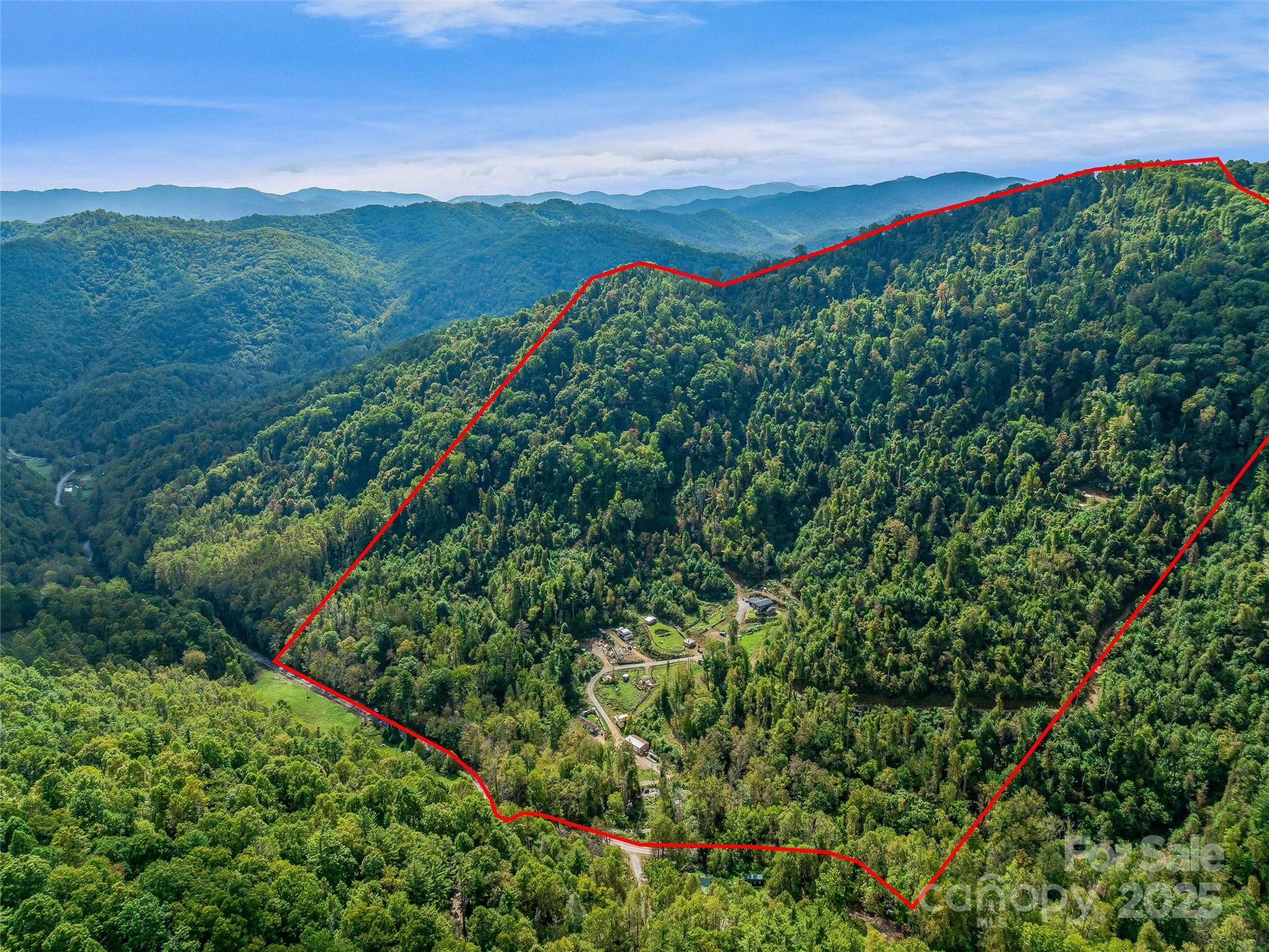 945 Roaring Fork Road Hot Springs, NC 28743 - Photo 47 of 48 a view of a lush green field with lots of green space