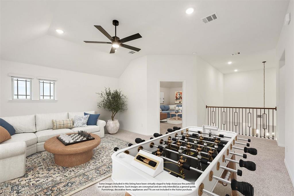 2824 Spg Vly Way Anna, TX 75409 - Photo 31 of 40 a living room with furniture and a rug