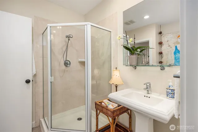 a very nice looking room with a large window