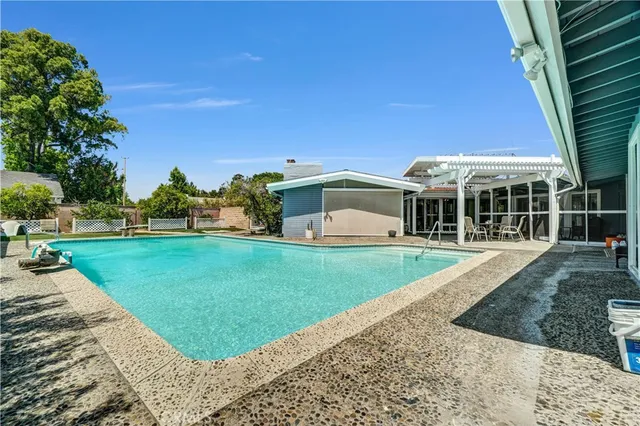 a view of a house with a garden