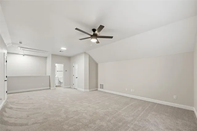 a view of an empty room