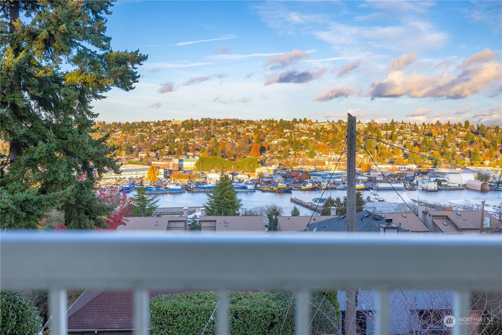 1020 West Ruffner Street Seattle, WA 98119 - Photo 14 of 39 a view of a lake from a balcony
