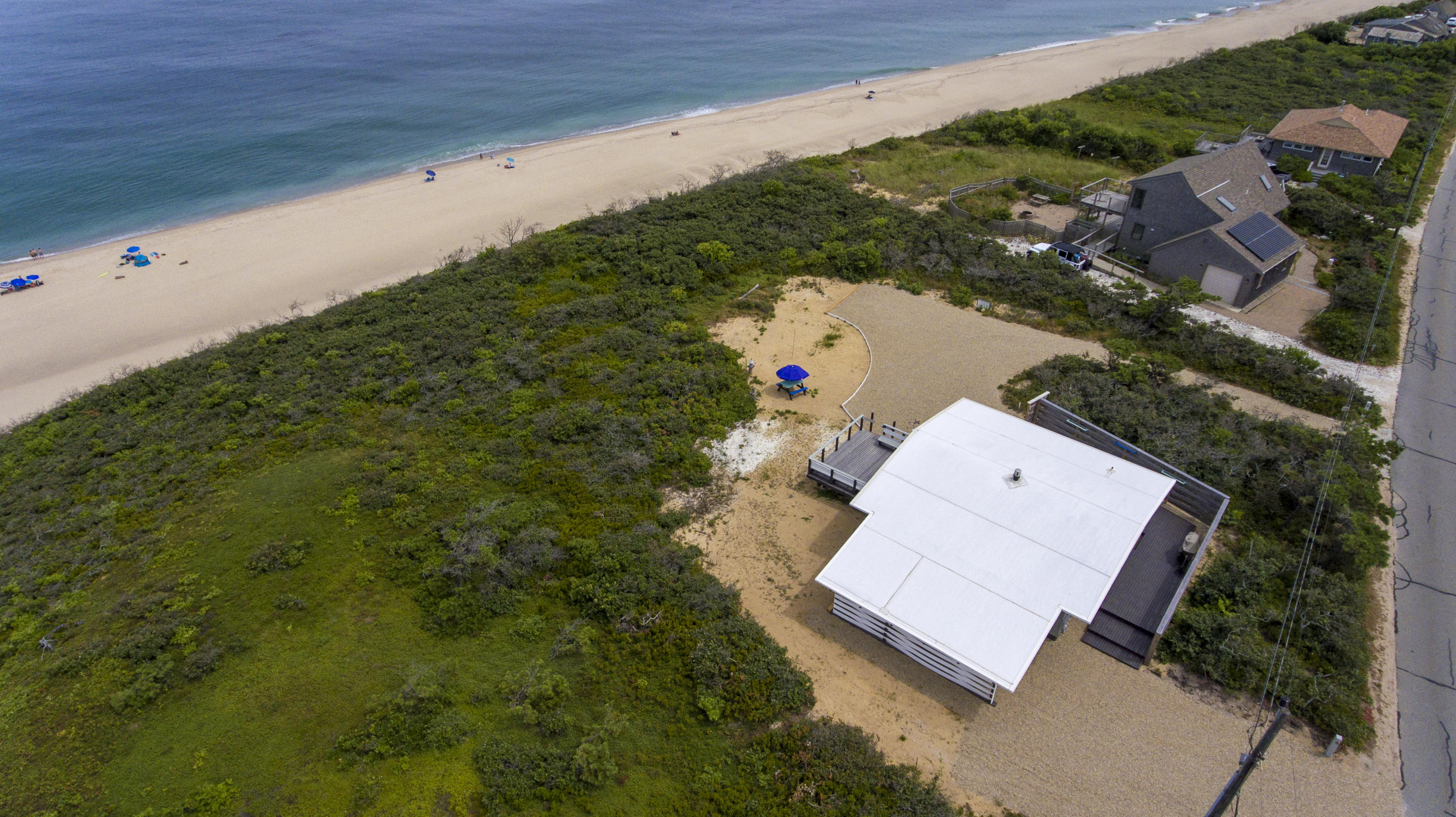 800 Ocean View Drive Wellfleet, MA 02667 - Photo 32 of 38 an aerial view of a house
