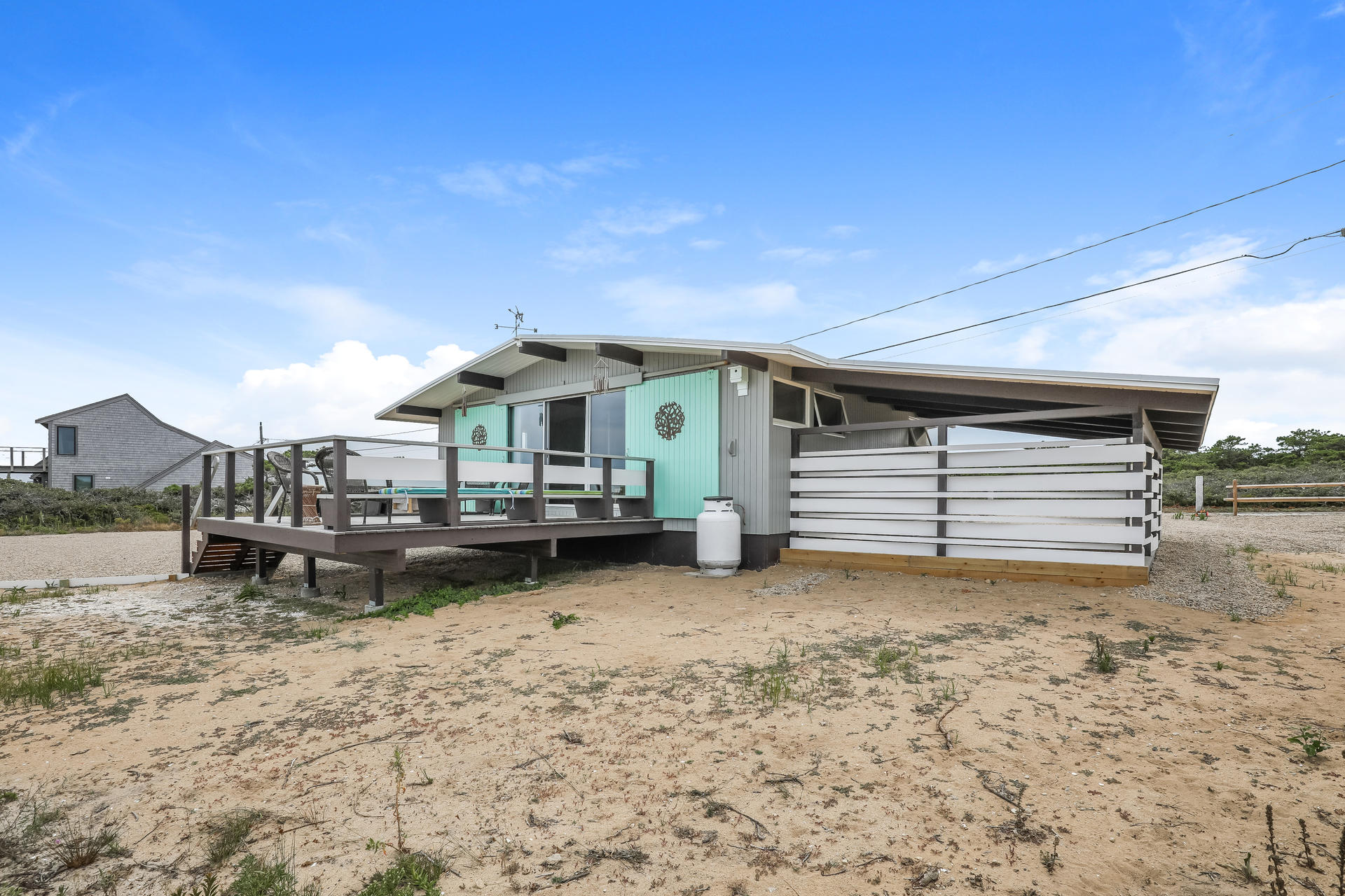 800 Ocean View Drive Wellfleet, MA 02667 - Photo 35 of 38 a view of a house with a yard