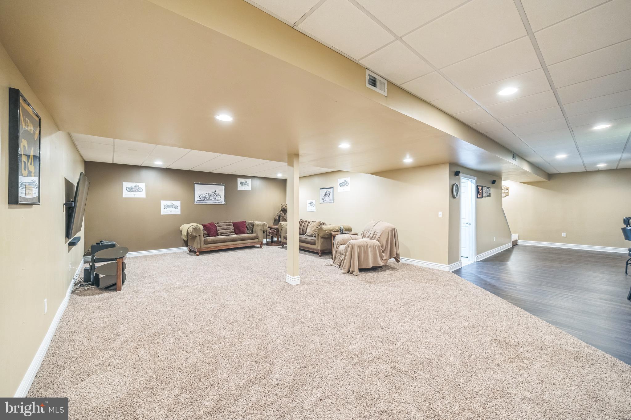 104 Abigail Lane Mickleton, NJ 08056 - Photo 58 of 75 finished basement with door to 1/2 bath