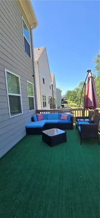 a view of staircase with a outdoor view