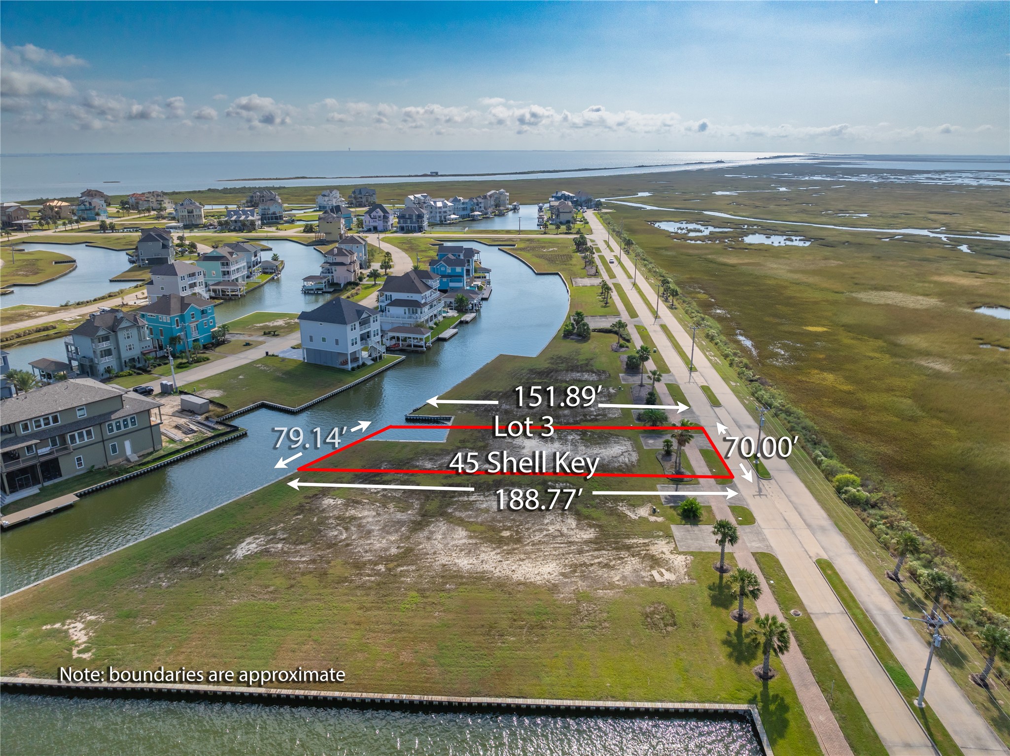 45 Shell Key Hitchcock, TX 77563 - Photo 4 of 41 a view of a water with a large pool