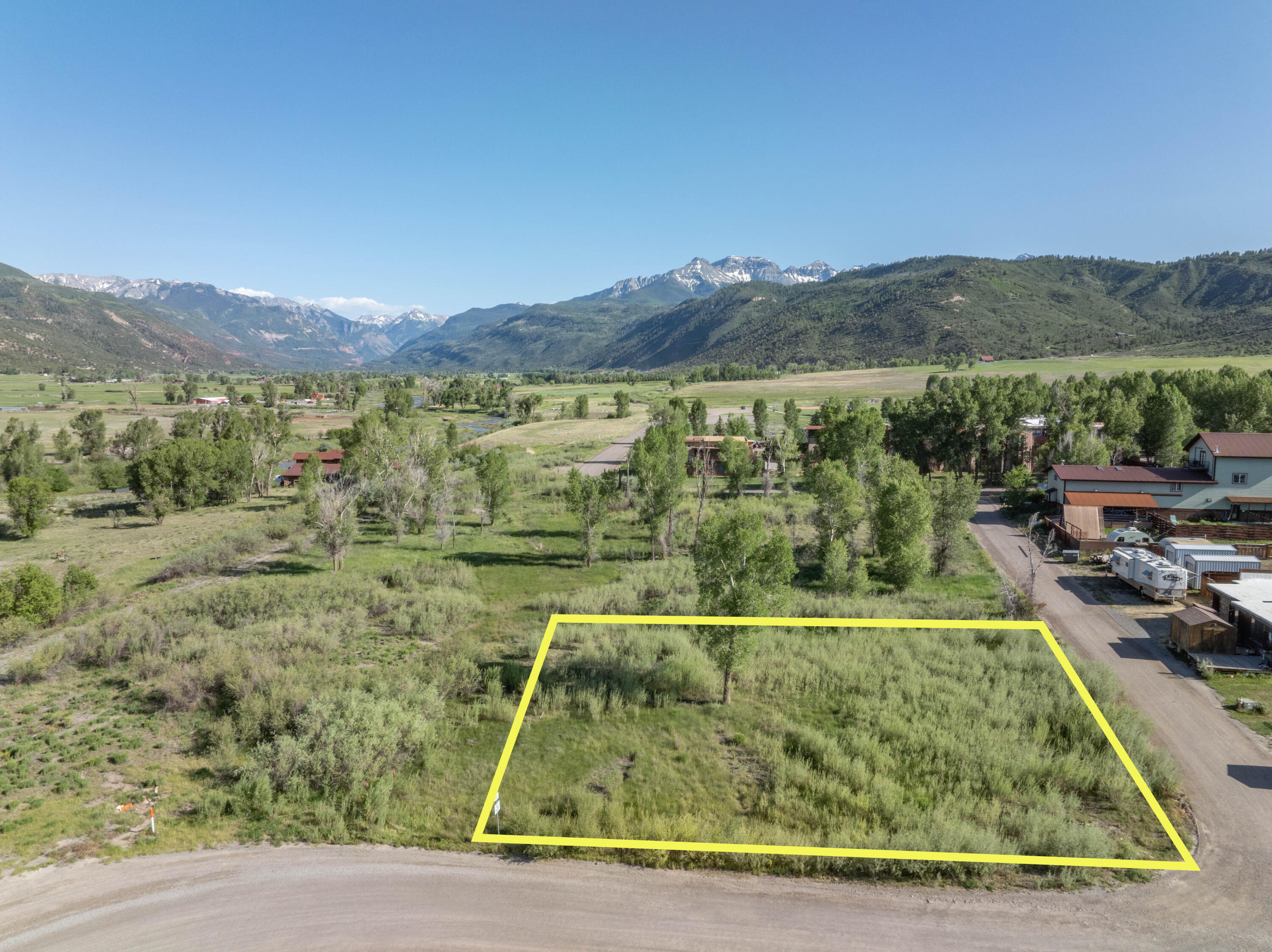 Tbd Hyde Street Ridgway, CO 81432 - Photo 3 of 19 a view of a back yard