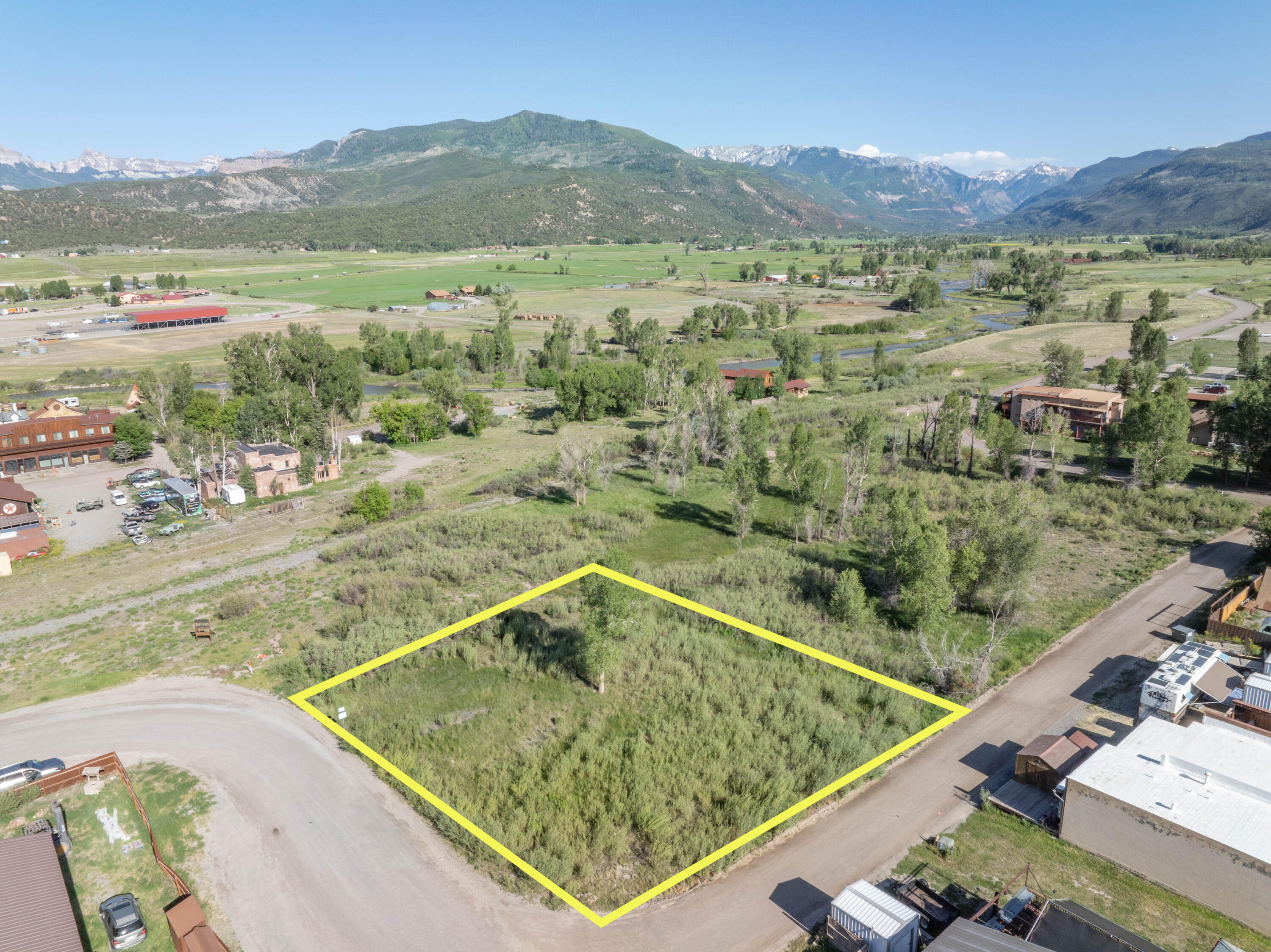 Tbd Hyde Street Ridgway, CO 81432 - Photo 6 of 19 a view of a small pool and a mountain