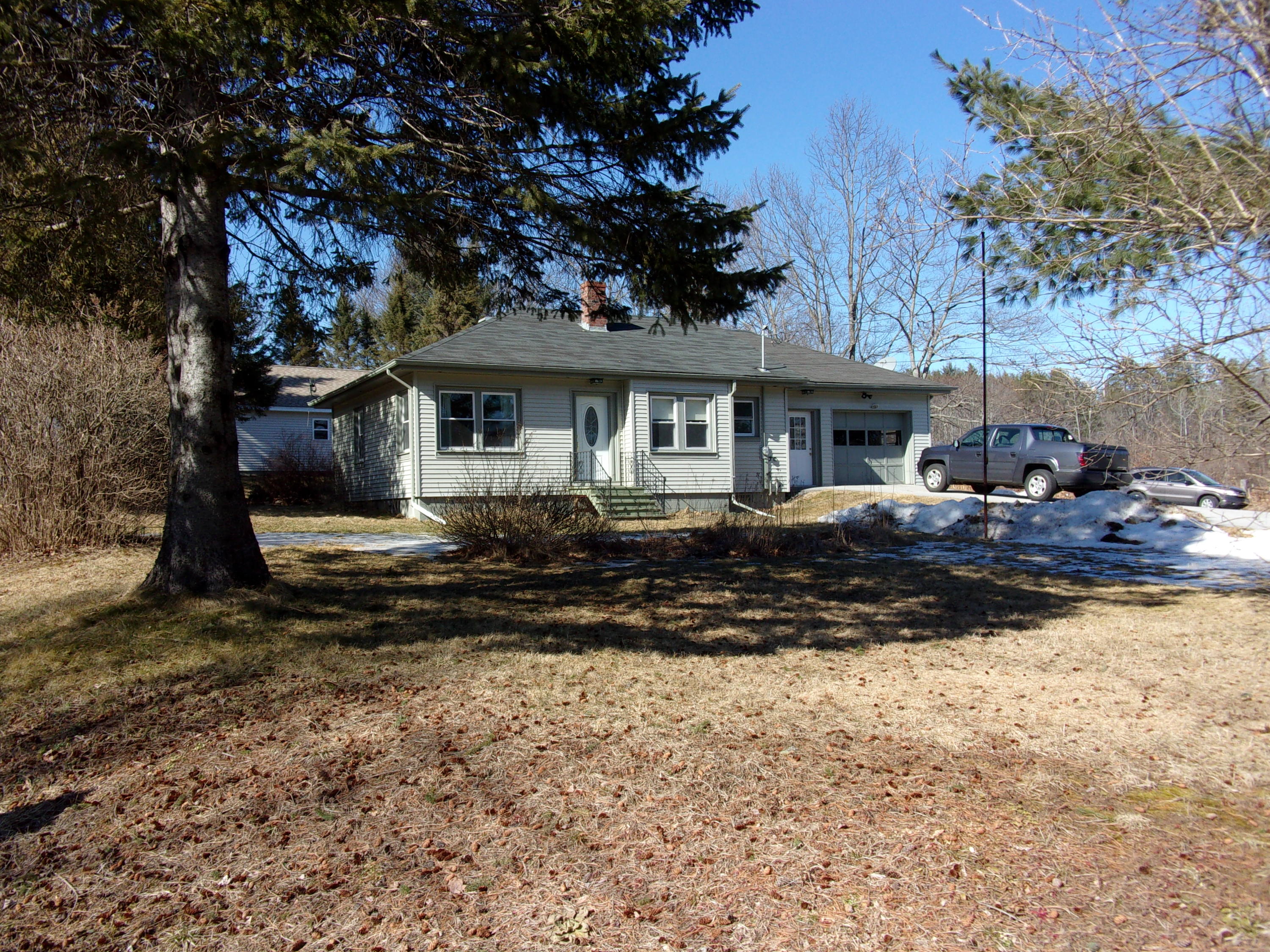 470 Main Road North Hampden, ME 04444 - Photo 3 of 23 Front with view of 2 car garage