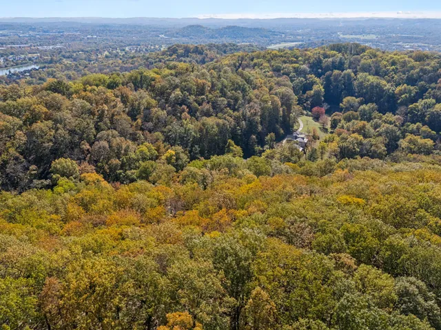 an aerial view of house with yard