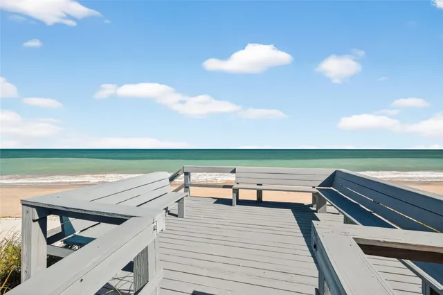 a view of an ocean beach