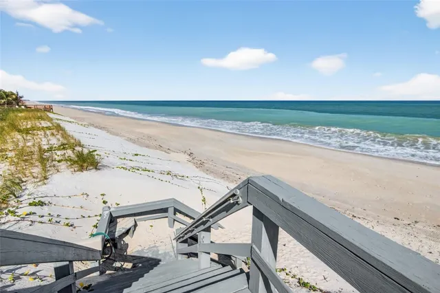 a view of beach and ocean