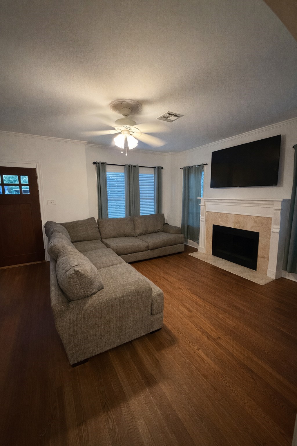 403 4th Street Humble, TX 77338 - Photo 2 of 15 Livng area with fireplace.