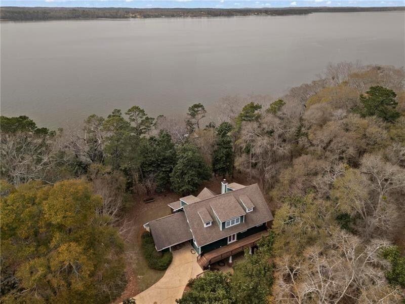 12 Rosalyn Road Georgetown, GA 39854 - Photo 3 of 96 an aerial view of a house with a yard and lake view