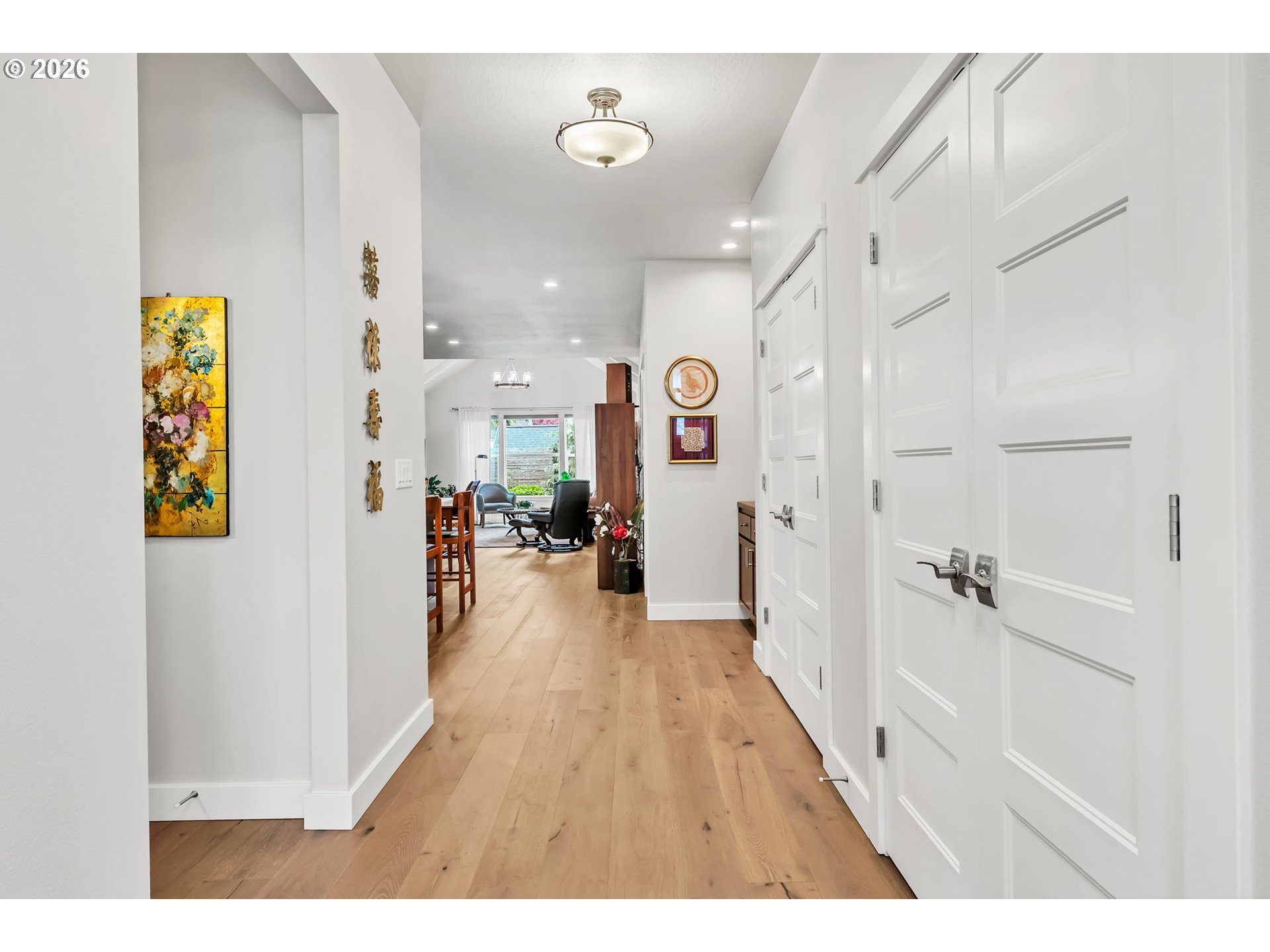 444 Emily Lane Eugene, OR 97404 - Photo 6 of 47 a hallway with a wooden floor