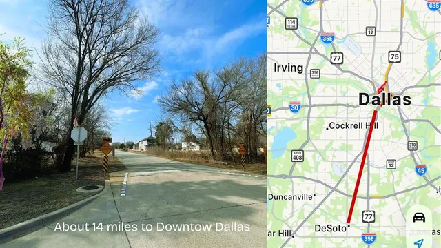 a view of backyard with green space