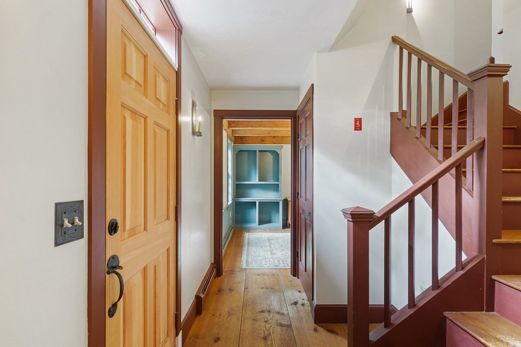 88 Bullard Road Princeton, MA 01541 - Photo 20 of 41 a view of an entryway with staircase