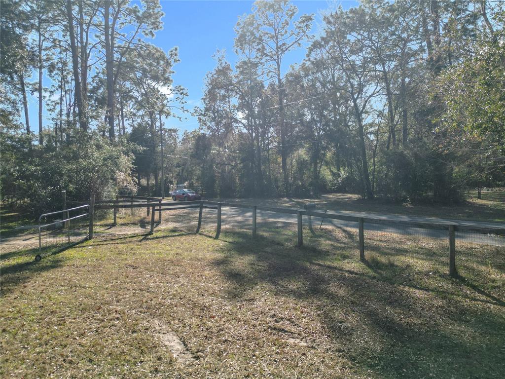 3175 Southwest 181st Court Dunnellon, FL 34432 - Photo 27 of 35 a view of a yard with a bench
