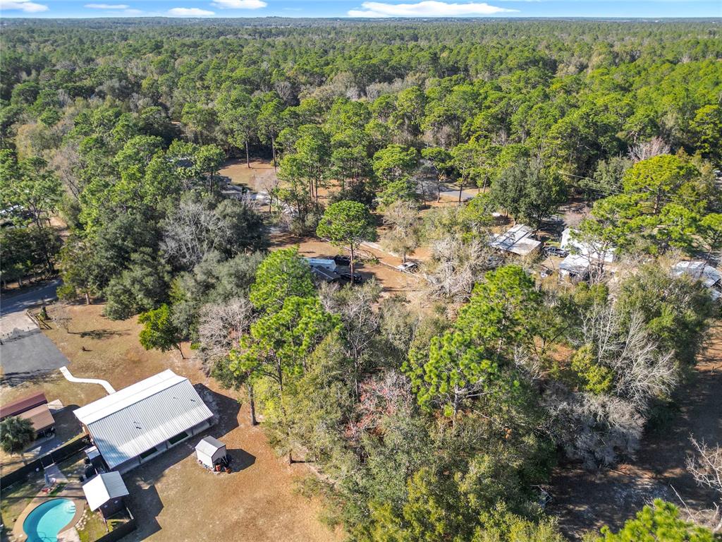 3175 Southwest 181st Court Dunnellon, FL 34432 - Photo 33 of 35 an aerial view of residential house with outdoor space