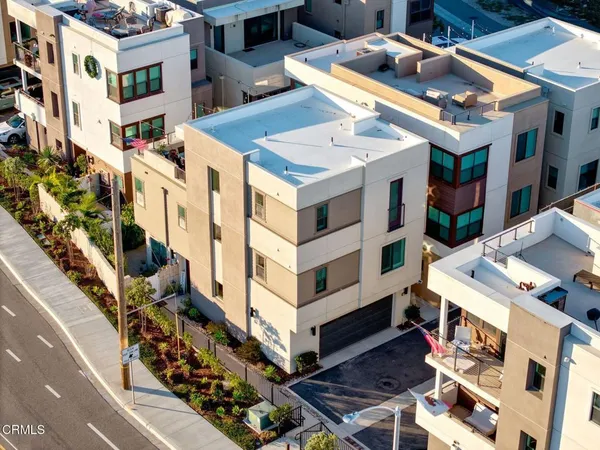 a view of a building with many windows