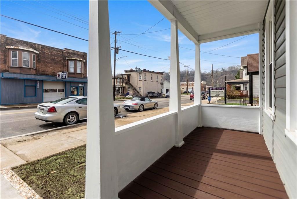 715 5th Street New Brighton, PA 15066 - Photo 3 of 30 a view of a city from a balcony