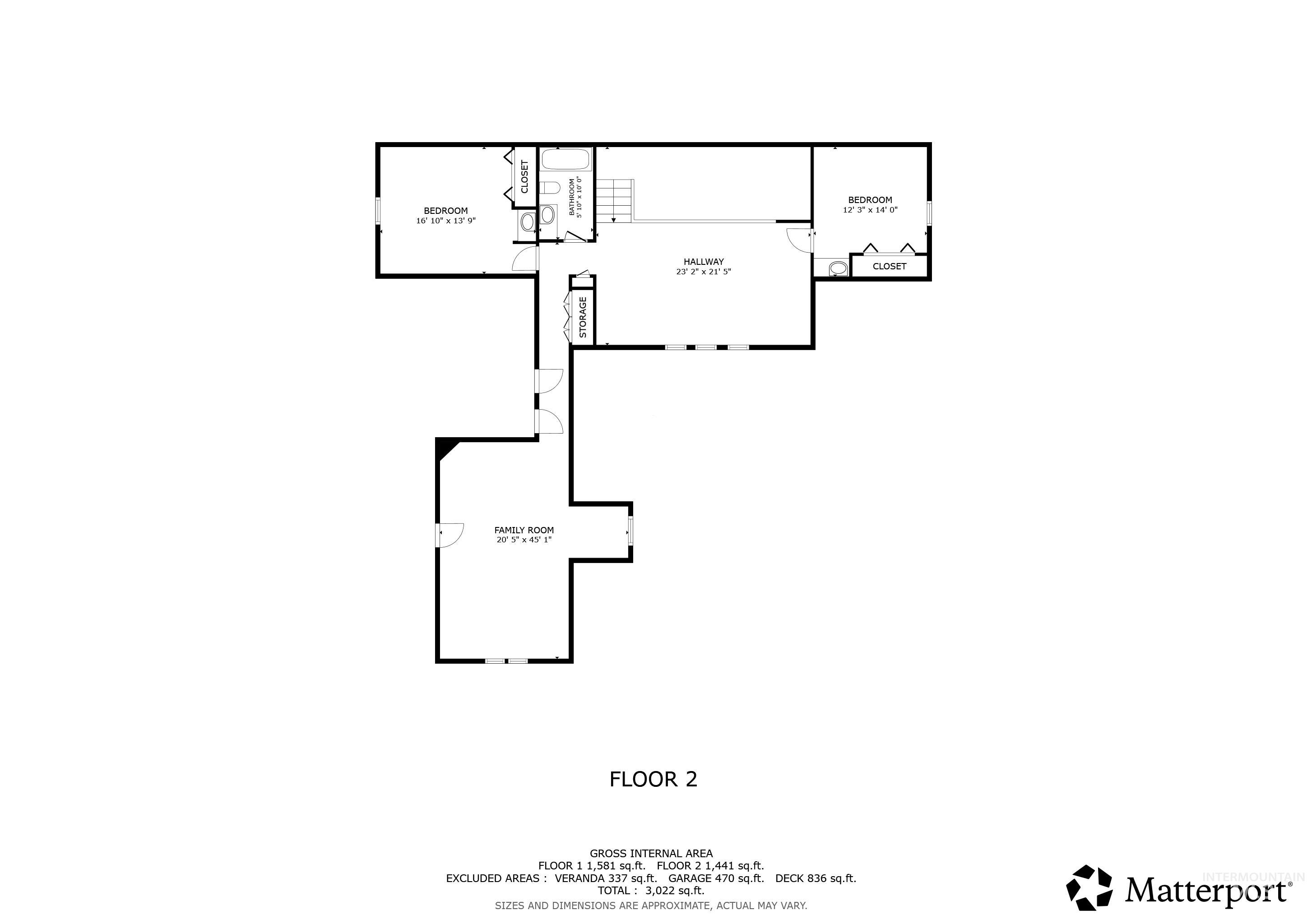 659 Reservation Line Road Cottonwood, ID 83522 - Photo 35 of 50 View of room layout