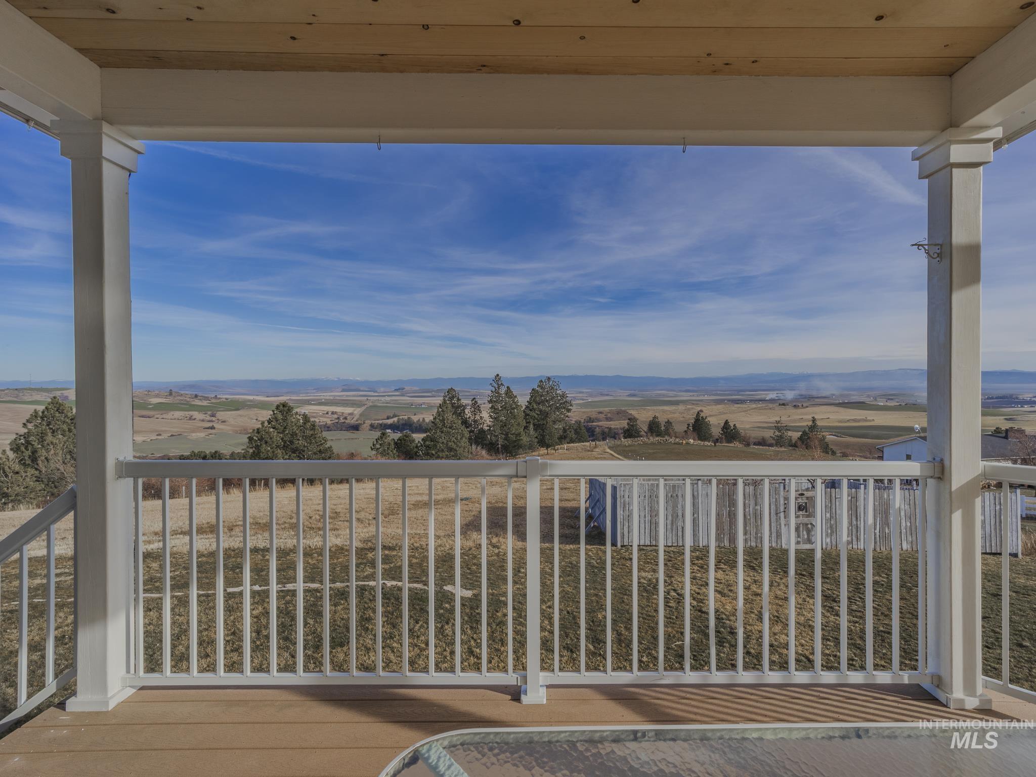659 Reservation Line Road Cottonwood, ID 83522 - Photo 46 of 50 Balcony featuring a rural view