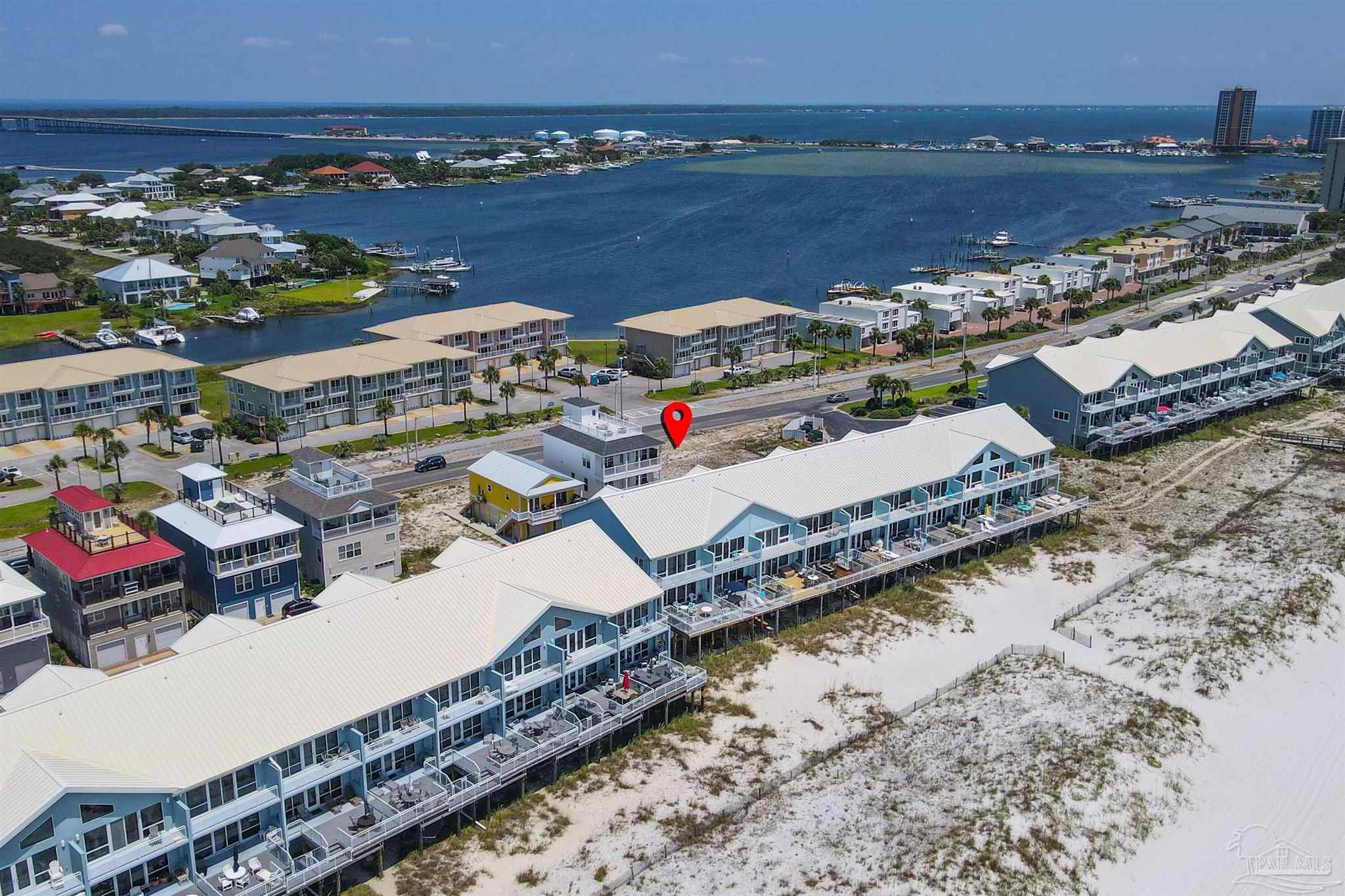 533 Fort Pickens Road Pensacola Beach, FL 32561 - Photo 12 of 32 an aerial view of a city