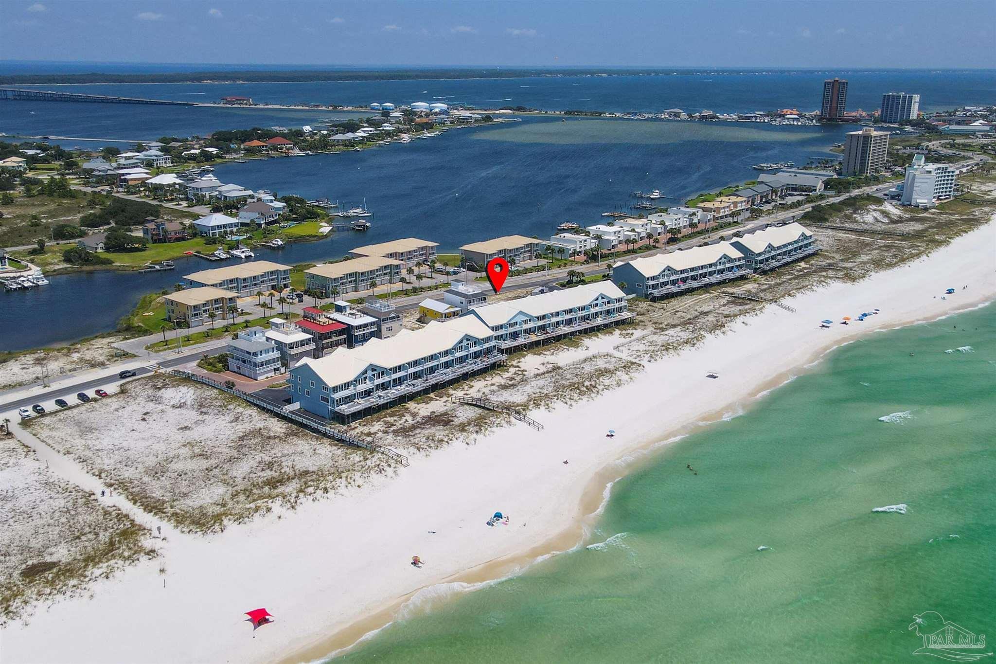 533 Fort Pickens Road Pensacola Beach, FL 32561 - Photo 13 of 32 an aerial view of a city