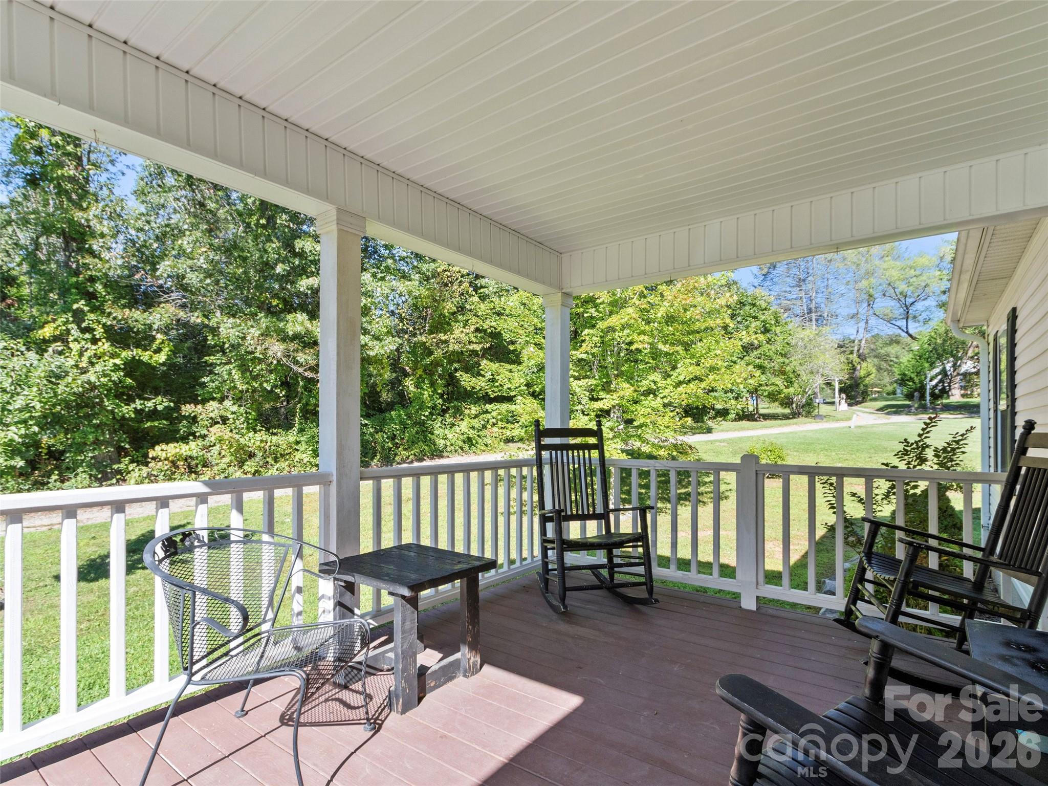 9 Sun Ridge Road Asheville, NC 28806 - Photo 20 of 29 a view of a chairs in balcony
