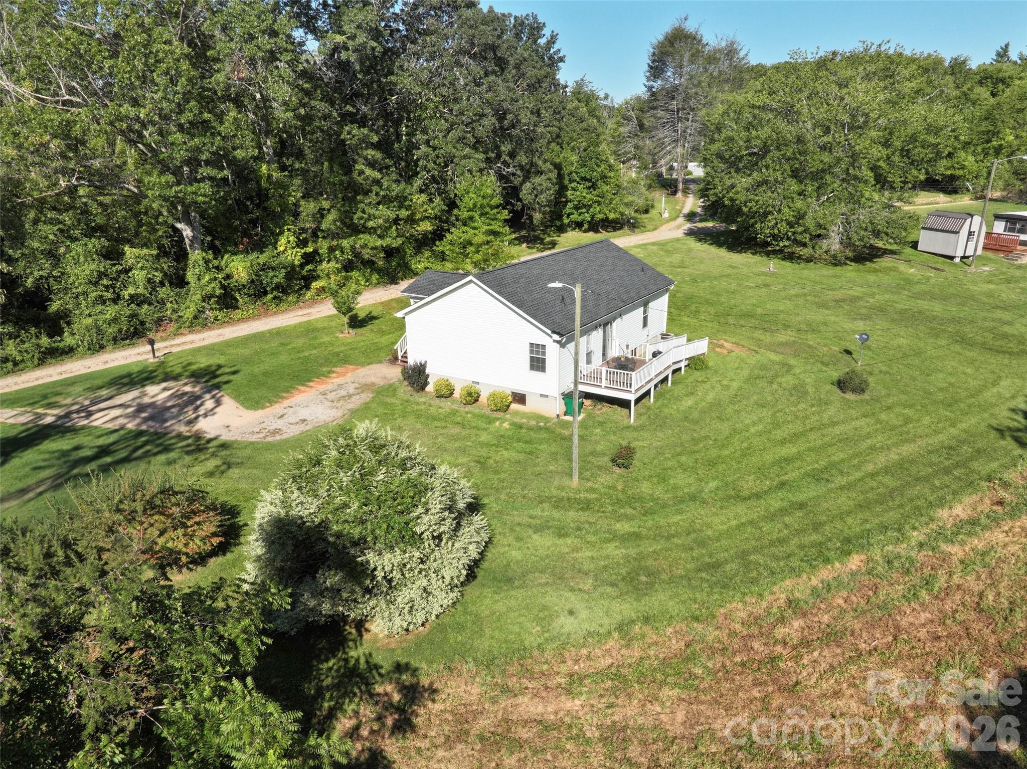 9 Sun Ridge Road Asheville, NC 28806 - Photo 25 of 29 a aerial view of a house with a yard