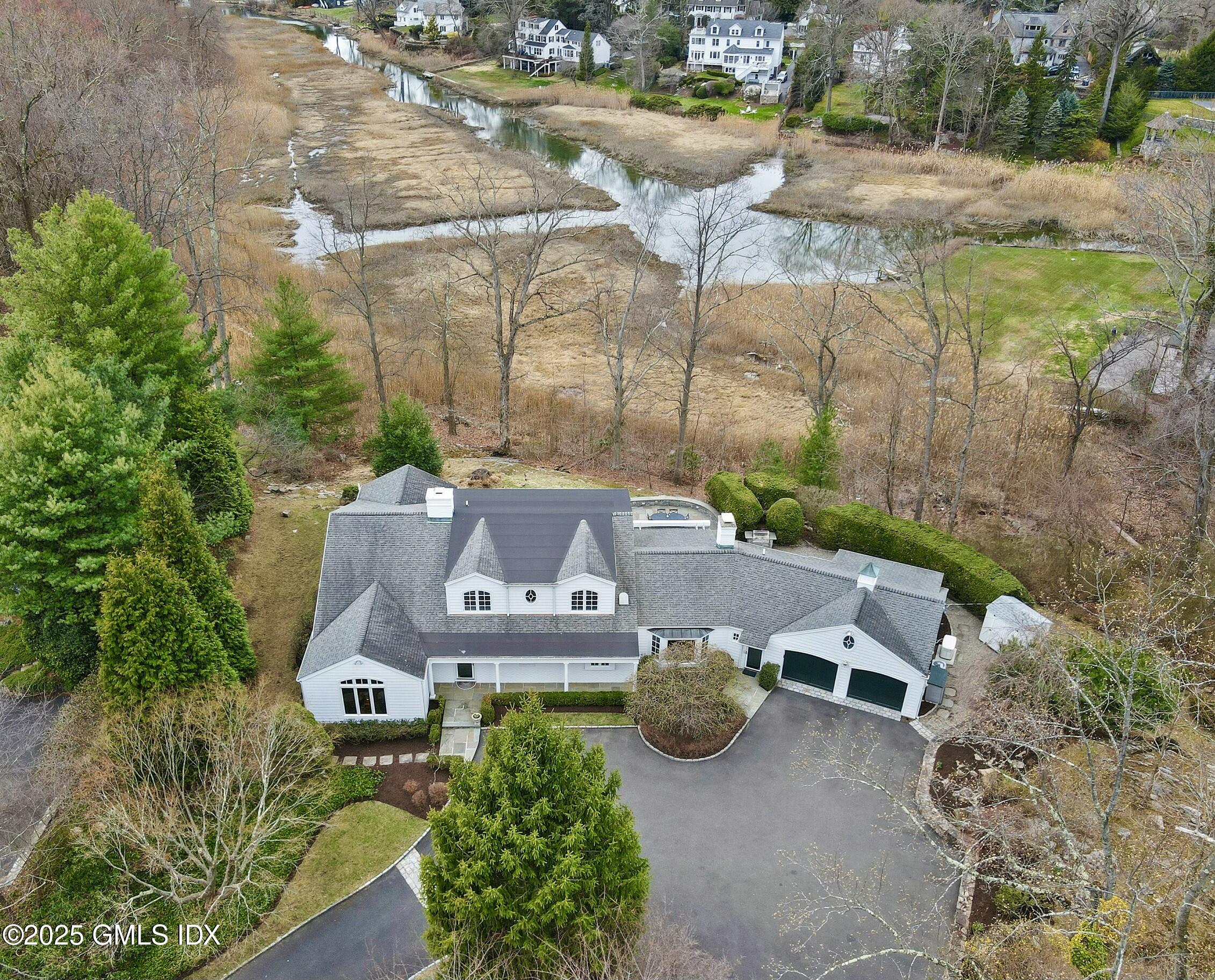502 Indian Field Road Greenwich, CT 06830 - Photo 2 of 37 Front aerial view