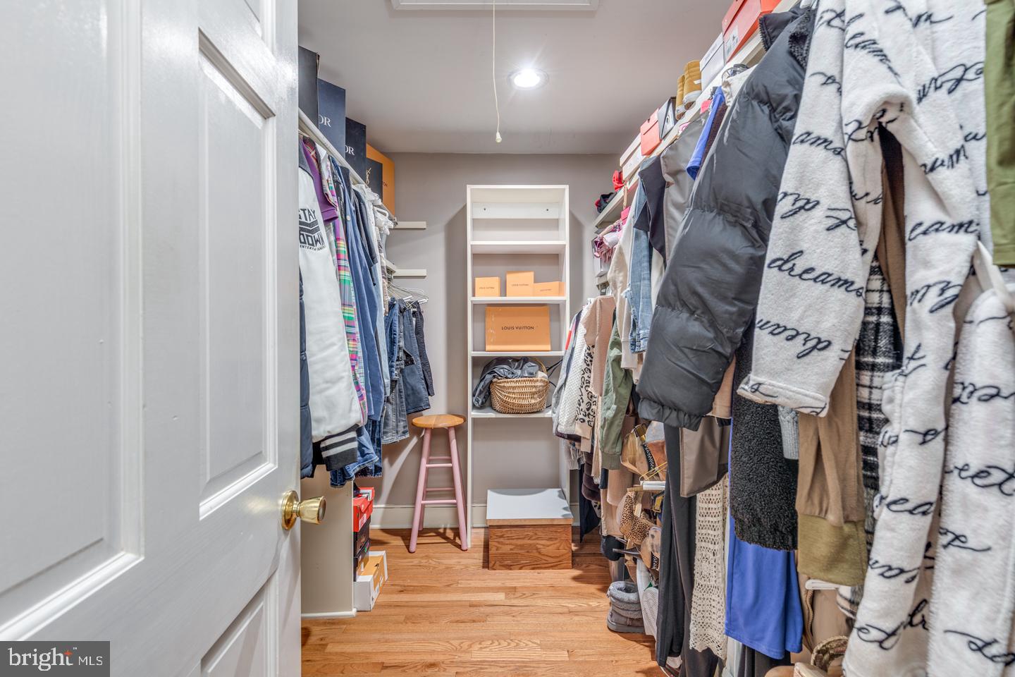 15 East 2nd Street Moorestown, NJ 08057 - Photo 41 of 52 a view of walk in closet with clothes and shoes