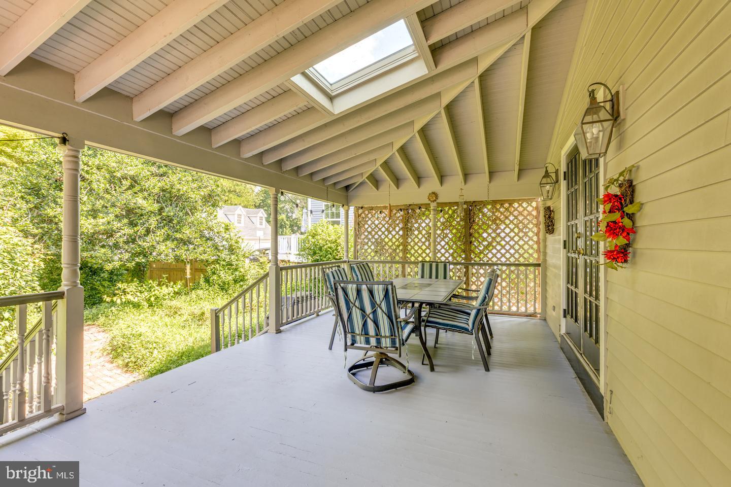 15 East 2nd Street Moorestown, NJ 08057 - Photo 48 of 52 a view of a porch with chairs and backyard
