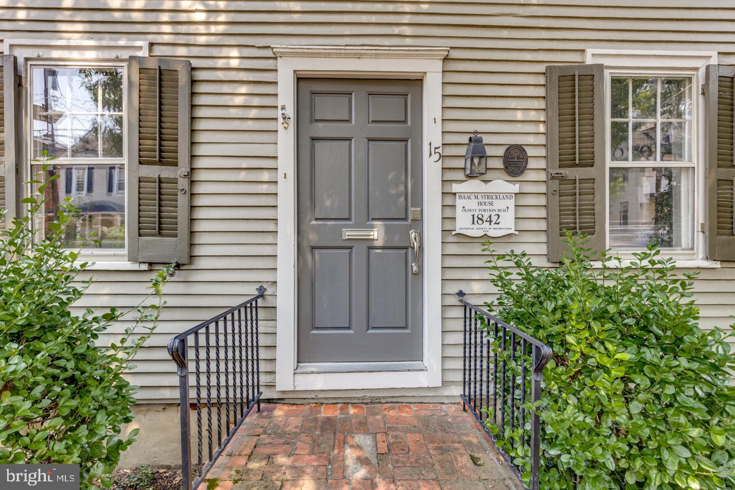15 East 2nd Street Moorestown, NJ 08057 - Photo 5 of 52 a front view of a house with a porch