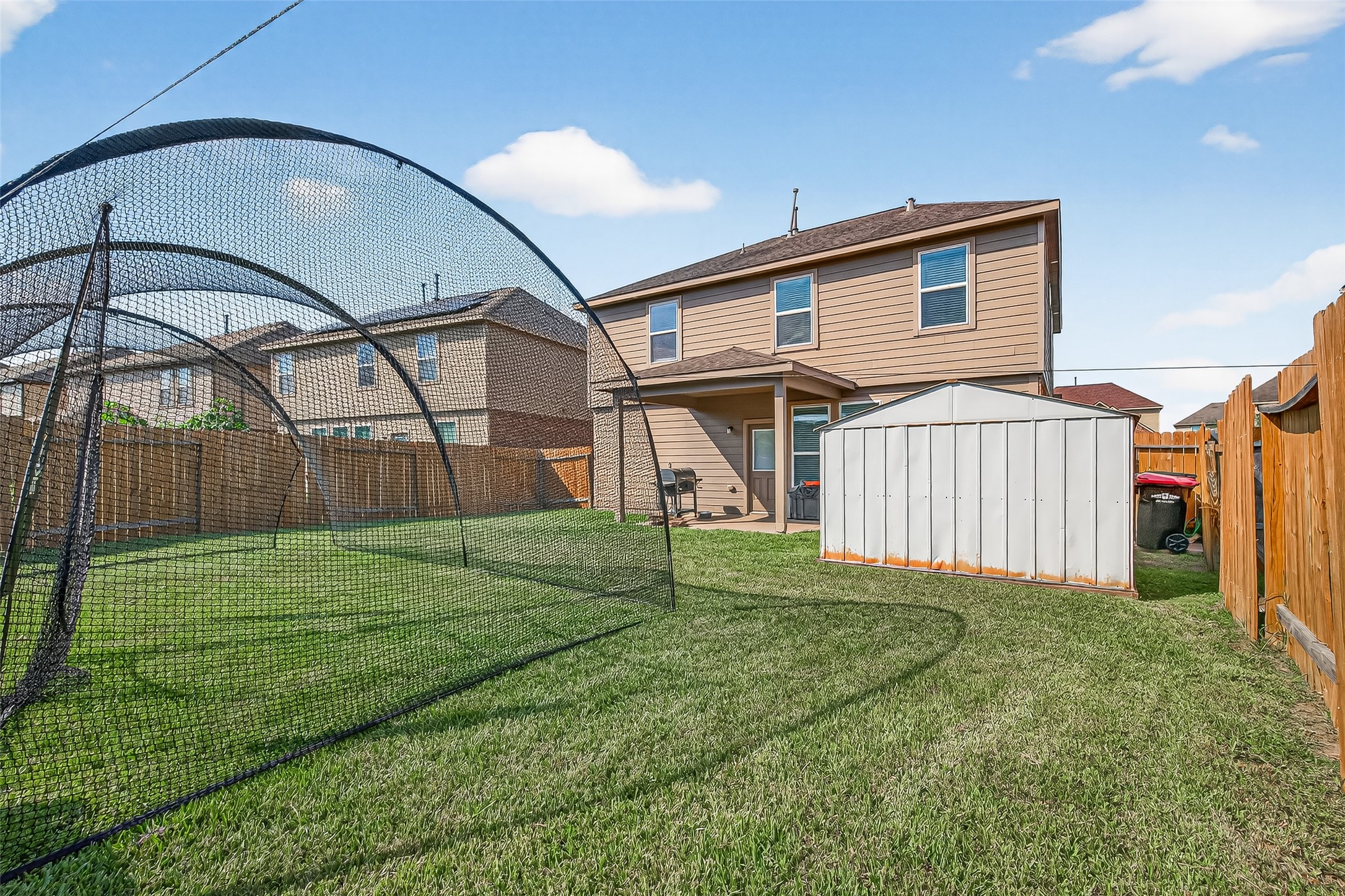 2611 Cottage Step Trail Fresno, TX 77545 - Photo 46 of 48 a white house with a small yard and a small yard