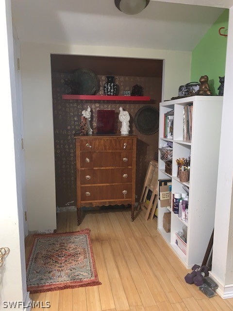 2307 Unity Avenue Fort Myers, FL 33901 - Photo 10 of 25 a view of walk in closet with clothes and shoes