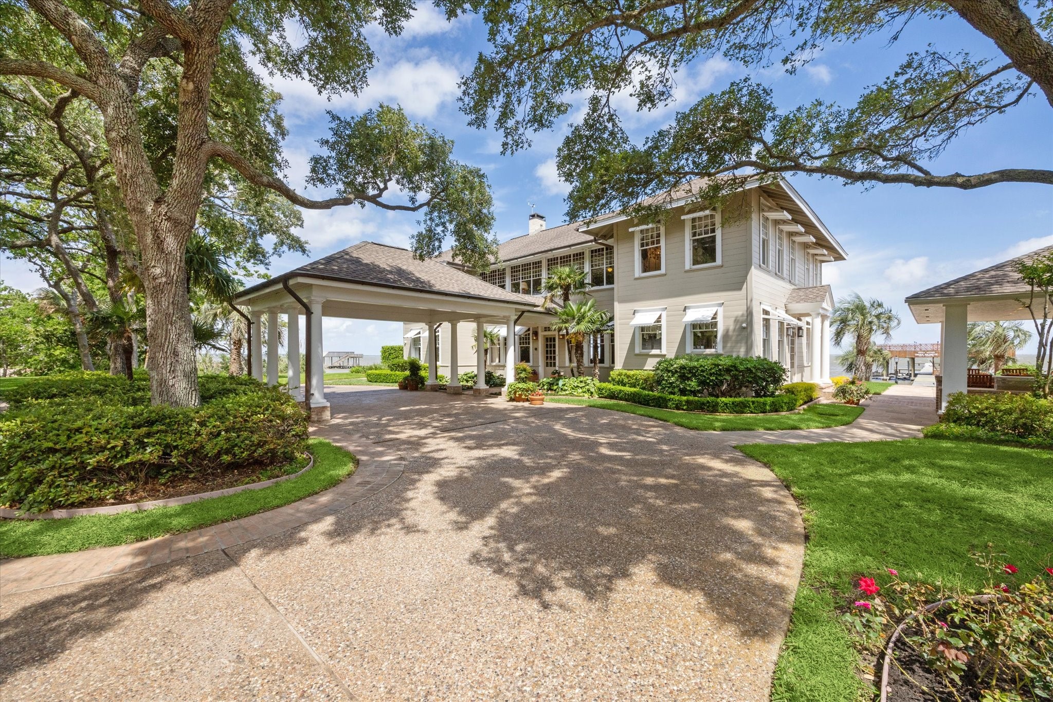 102 South R Street La Porte, TX 77571 - Photo 6 of 43 a front view of a house with a yard and shrubs