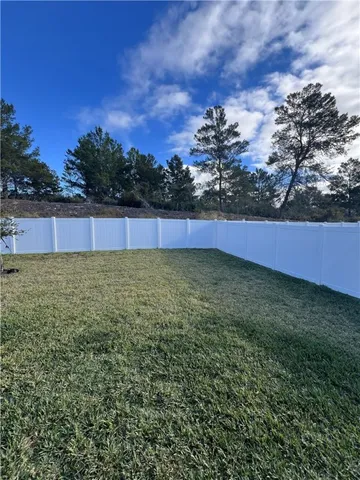 a view of lake from a yard