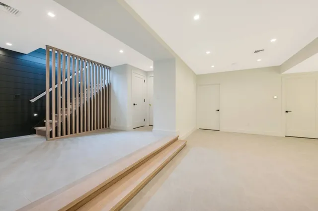 a view of an empty room