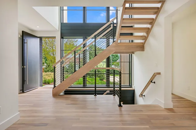 a view of livingroom with flat screen tv